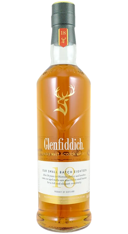 Glenfiddich 18 Ani Single Malt Whisky 0.7L
